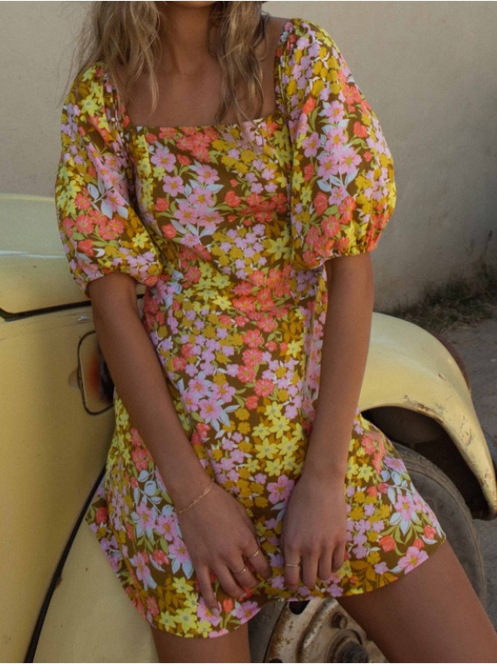 NWT Billabong Paradise Dress Floral Size Medium